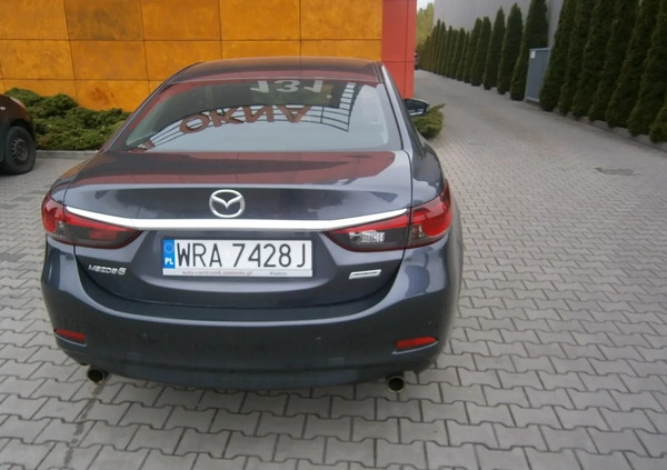 Mazda 6 cena 49999 przebieg: 170000, rok produkcji 2013 z Radom małe 67